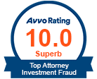 Avvo 10.0 Rating Investment Fraud